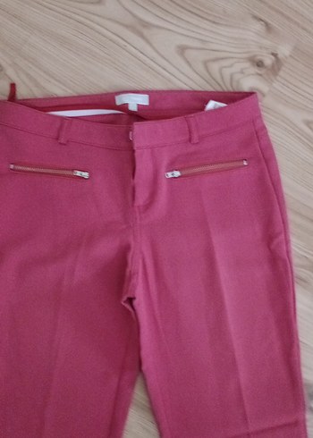 Pembe Kadın Regular Fit Kumaş Pantolon - Görsel 3