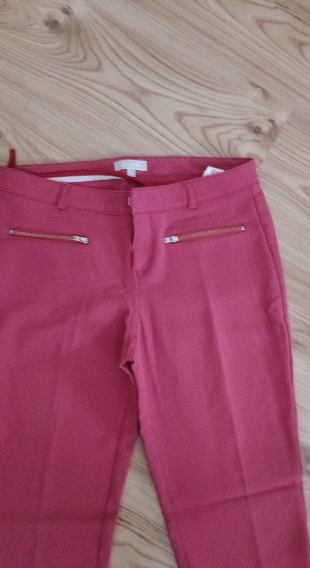 Pembe Kadın Regular Fit Kumaş Pantolon - Görsel 3