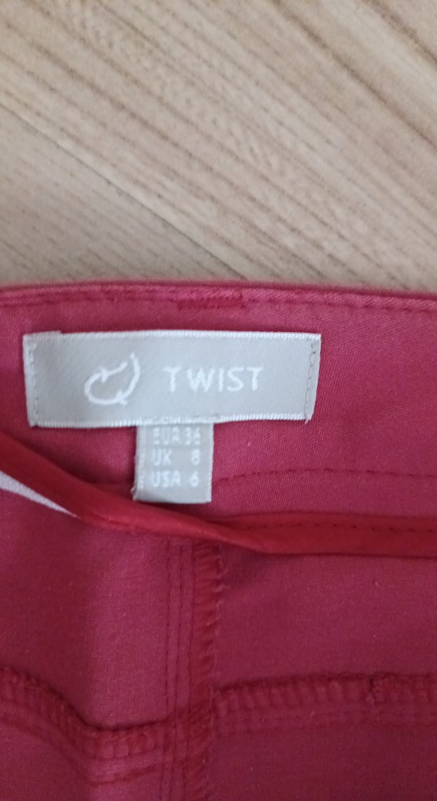 Pembe Kadın Regular Fit Kumaş Pantolon - Görsel 4