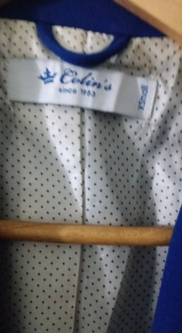 Düğmeli Mavi Kadın Blazer - Görsel 4