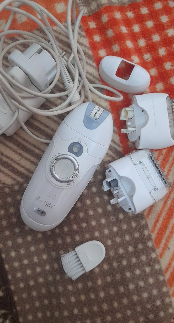 Beyaz ve Gri Epilatör Seti - Görsel 2