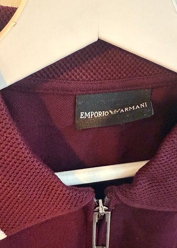 Armani Fermuarlı Erkek Polo Tişört - Görsel 2