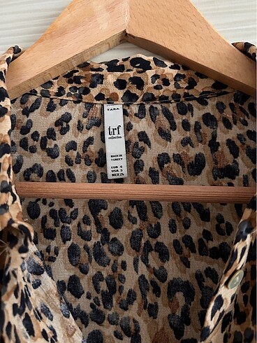 Zara Zara leopar gömlek