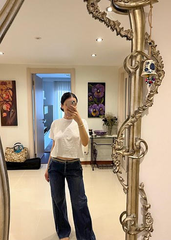 Denim Bol Kesim Normal Boy Kadın Kot
