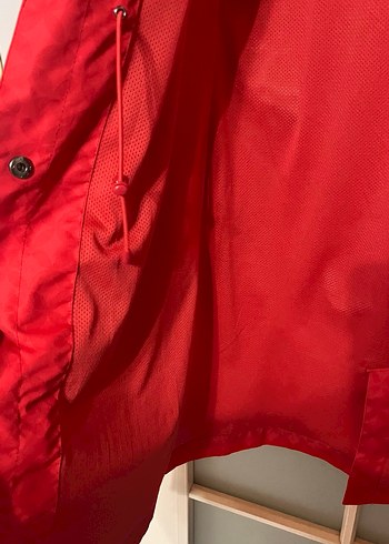 Tchibo,Kırmızı Midi Yağmurluk - Görsel 4