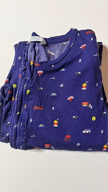 11-12 Yaş Beden lacivert Renk Penti tulum pijama