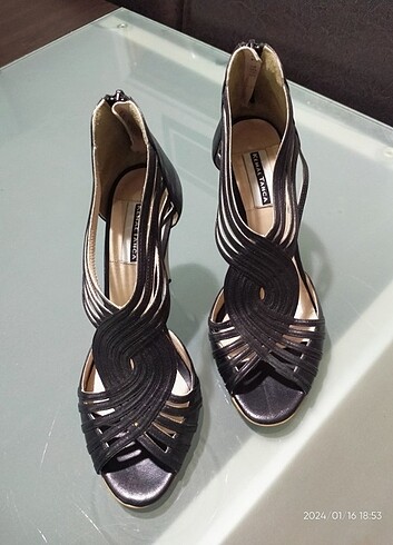 39 Beden siyah Renk #topukuayakkabı#stiletto