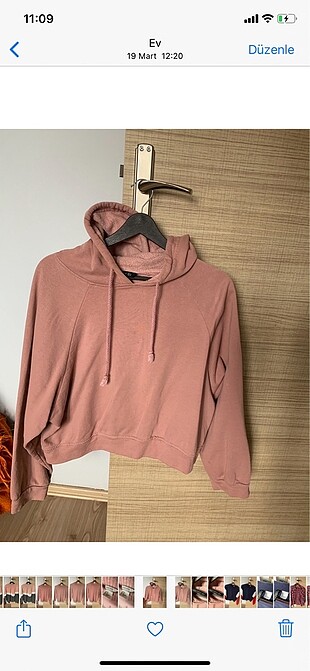 Zara pudra Sweatshirt