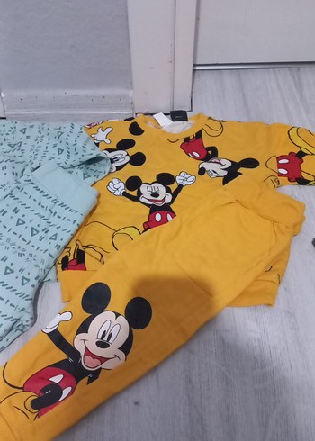 Çocuk Baskılı Pamuklu Pijama Takımları - Görsel 2