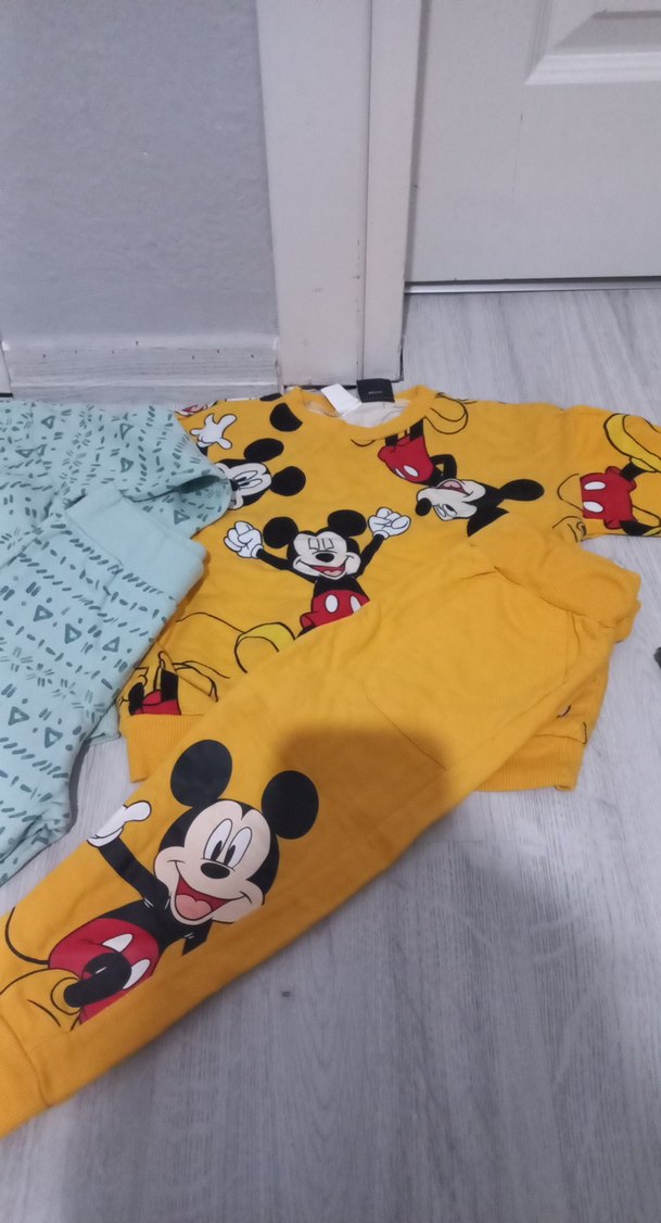 Çocuk Baskılı Pamuklu Pijama Takımları - Görsel 2