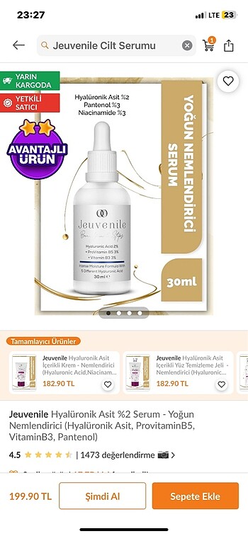 The Ordinary Jeuvenile serum