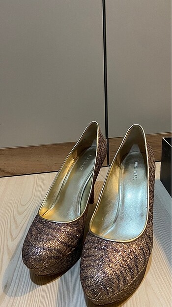 Nine west simli platform topuklu ayakkabı