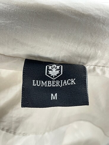 m Beden beyaz Renk Lumberjack Ceket %70 İndirimli.