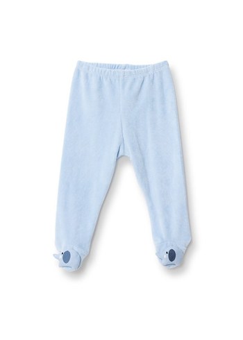 Mavi Bebek Kadife Tulum, Uzun Kollu, Düğmeli - Görsel 6