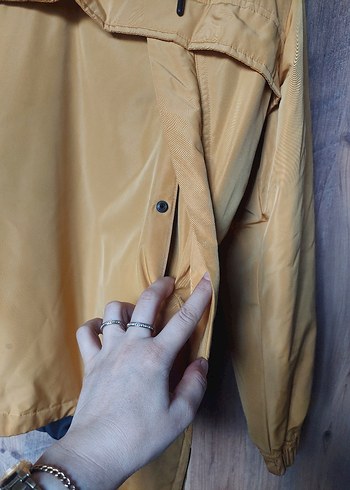 Camel Renkli Erkek Midi Yağmurluk - Görsel 2