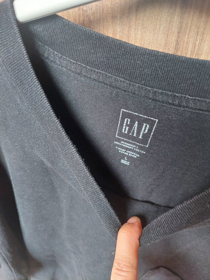 Gri Basic Erkek Keten Tişört - GAP - Görsel 2