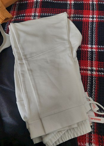 Erkek Beyaz Rahat Kesim Eşofman - Görsel 2