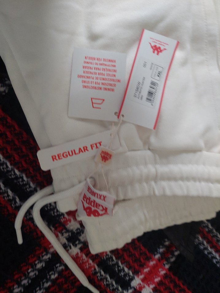 Erkek Beyaz Rahat Kesim Eşofman - Görsel 3