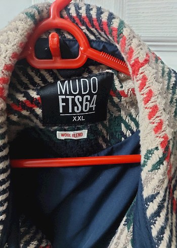 Mudo Düğmeli Ekose erkek Yün  Ceket - Görsel 5