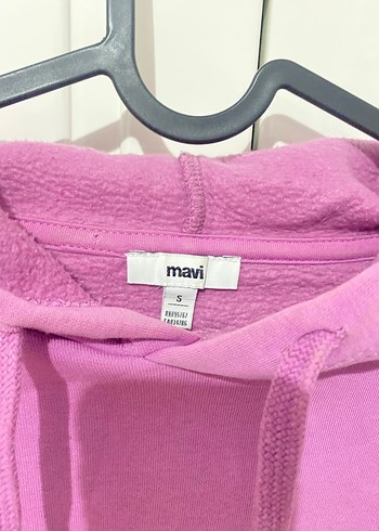 Mavi Jeans Mor Kapüşonlu Oversize Sweatshirt
