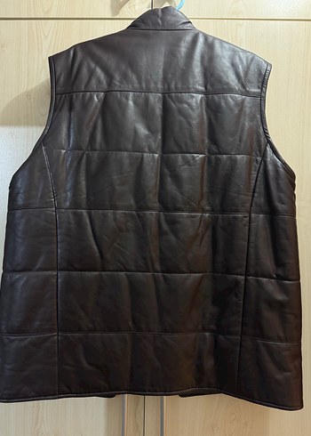 Gerçek Deri erkek yelek - Görsel 2