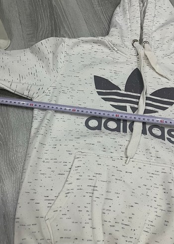 m Beden beyaz Renk adidas Kadın Beyaz Kapüşonlu Sweatshirt