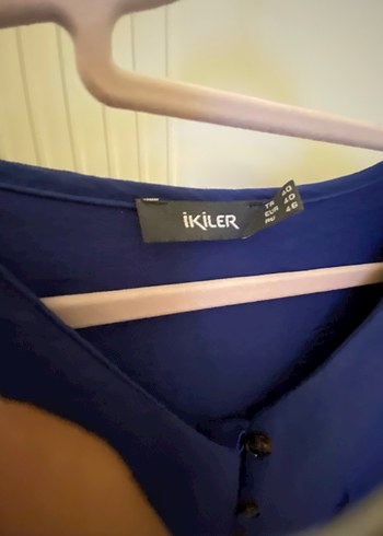 Ikiler İKİLER Düğmeli Lacivert Tunik