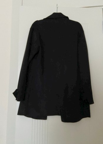 m Beden siyah Renk Pull bear Kadın Siyah üstü kadfe içi modal kumaş Minimalst Kaban