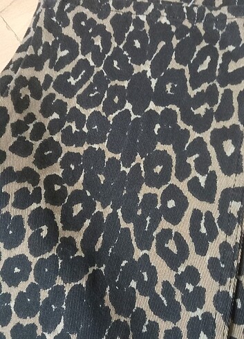 42 Beden Leopar pantolon