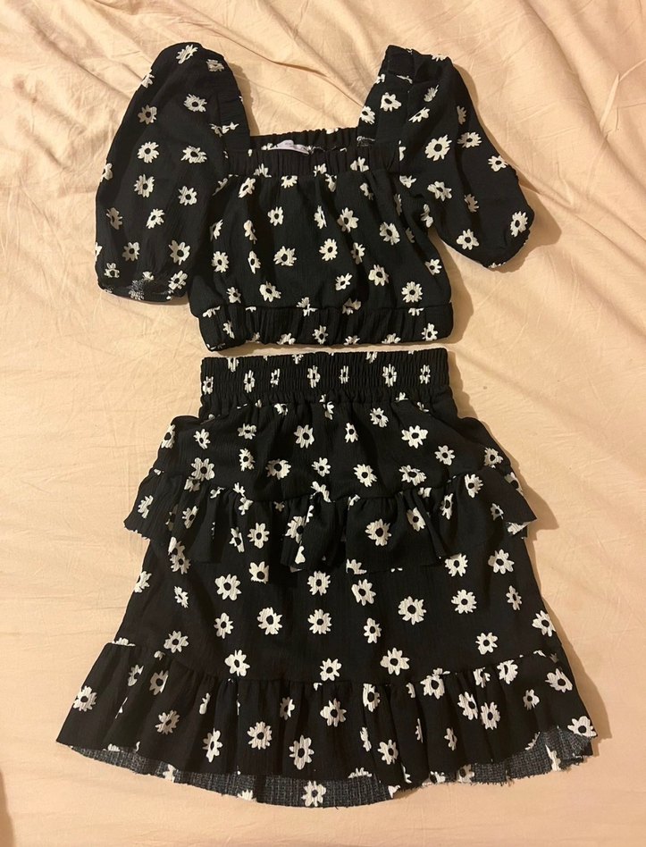 Siyah Fırfırlı takım - Görsel 2