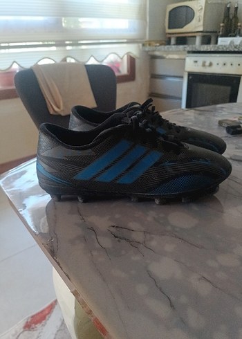siyah Erkek Futbol Ayakkabısı yeni etiketi yok sadece - Görsel 6
