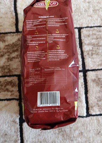 Beden Renk Güzel Çay Herdem Tiryaki Siyah Çay 500g