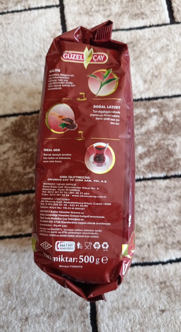 Güzel Çay Herdem Tiryaki Siyah Çay 500g - Görsel 2