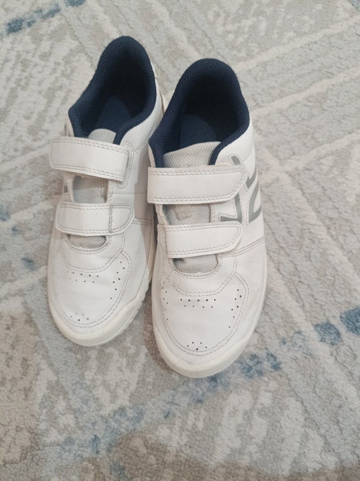 Beyaz Erkek Çocuk Cırt Cırtlı Spor Ayakkabı Decathlon marka - Görsel 5