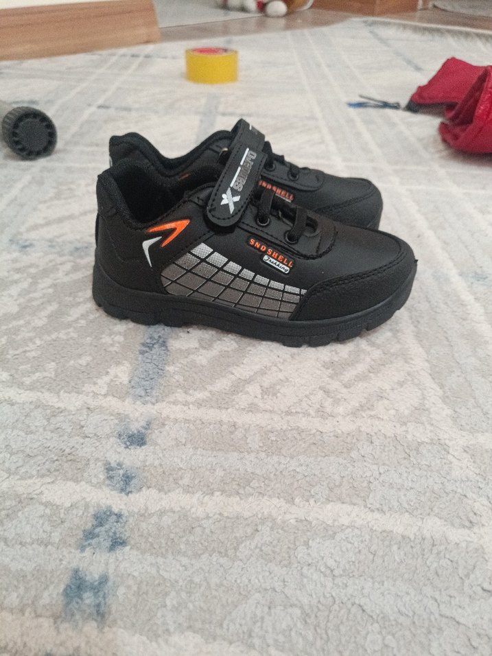 Erkek Çocuk Siyah Gri Yılan Desenli Sneaker - Görsel 3