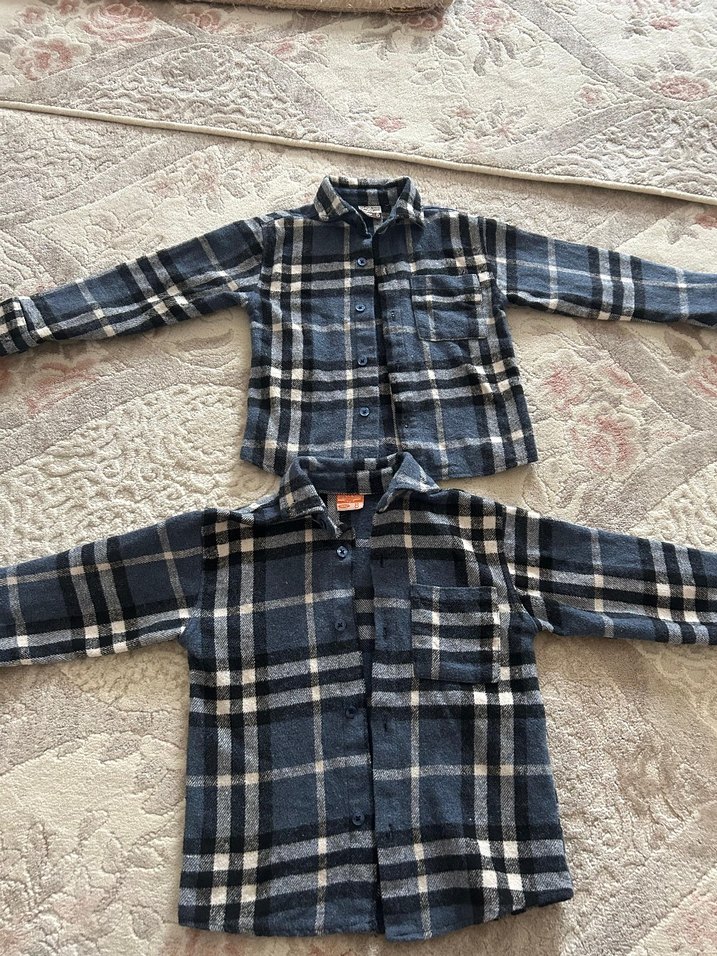 kardeş kombin oduncu gömlek bı kere yıkanmış adet fiyati 6 yaş - Görsel 2