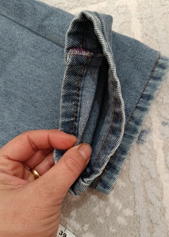 Alındı paçsı orjinal yapıldı  yıkandı ama giyilmedi istenirse aç - Görsel 5