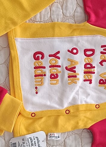 Sıfır etiketli Bebek zıbın Galatasaray takım 