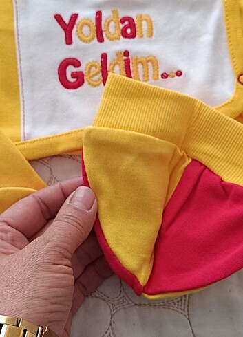 Sıfır etiketli Bebek zıbın Galatasaray takım - Görsel 5