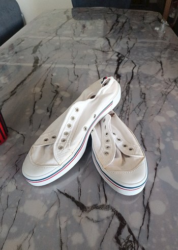 erkek Beyaz Dolgu Topuklu Sneakers