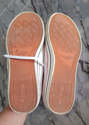 erkek Beyaz Gri Bağcıklı Spor Ayakkabı - Görsel 7