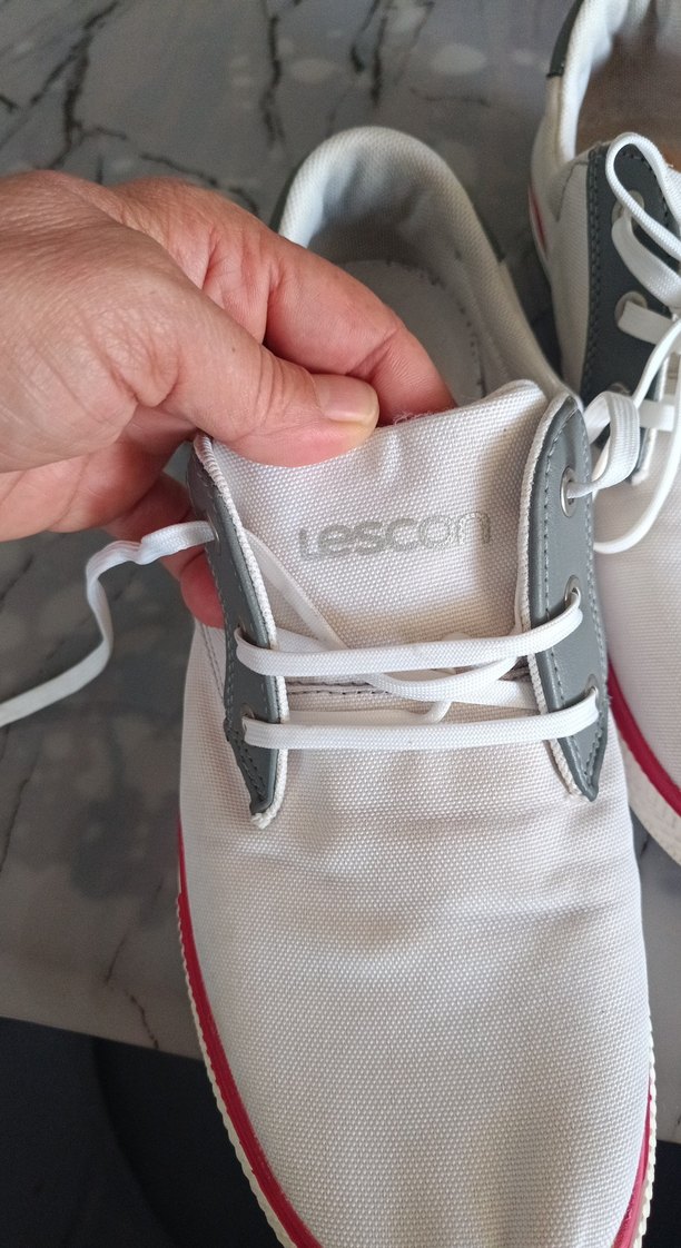 erkek Beyaz Gri Bağcıklı Spor Ayakkabı - Görsel 2