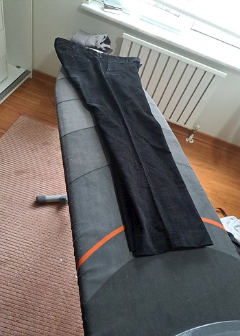 fabrika marka 48 beden siyah kadife pantolon - Görsel 4