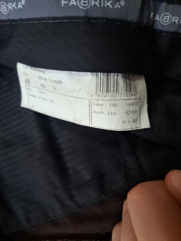 fabrika Kahverengi kadife Pantolon - Görsel 2