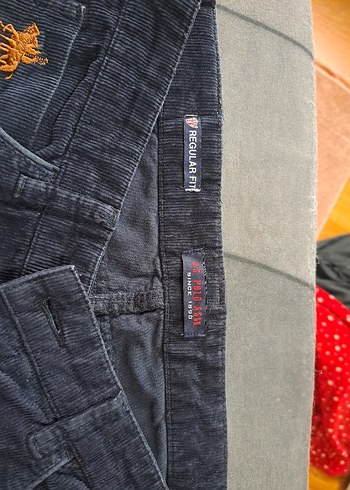 us polo assn lacivert kadife 34/32 - Görsel 2