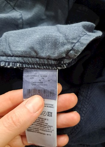 us polo assn lacivert kadife 34/32 - Görsel 5