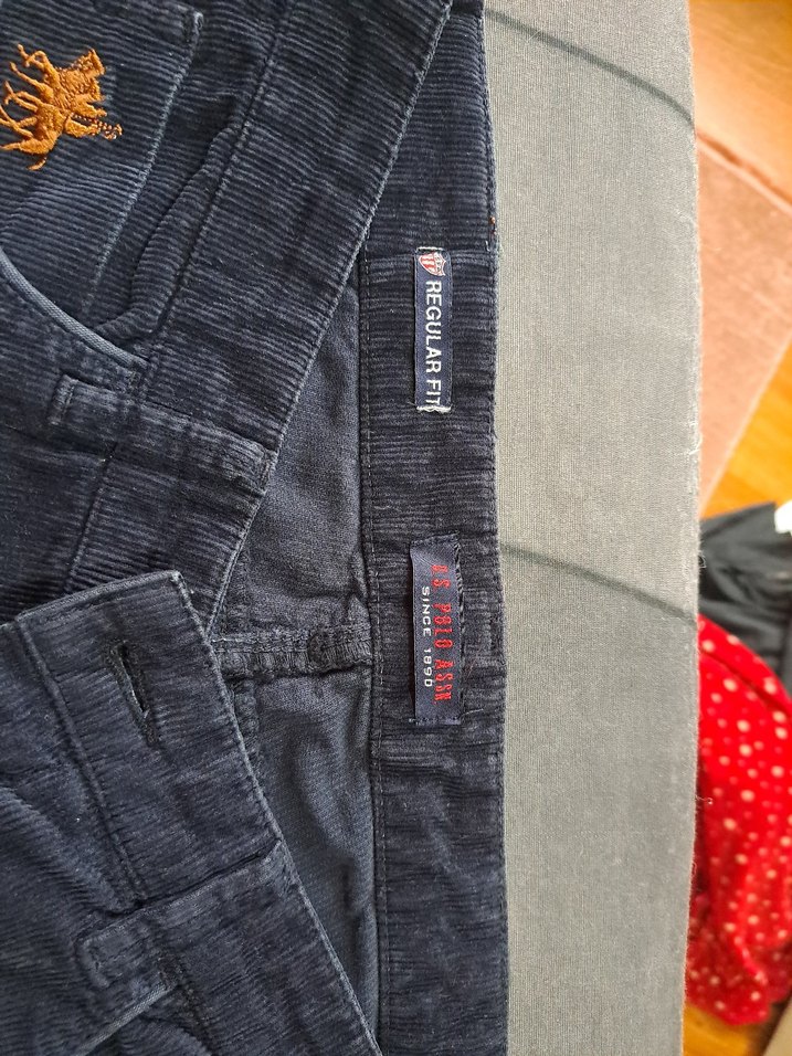 us polo assn lacivert kadife 34/32 - Görsel 2