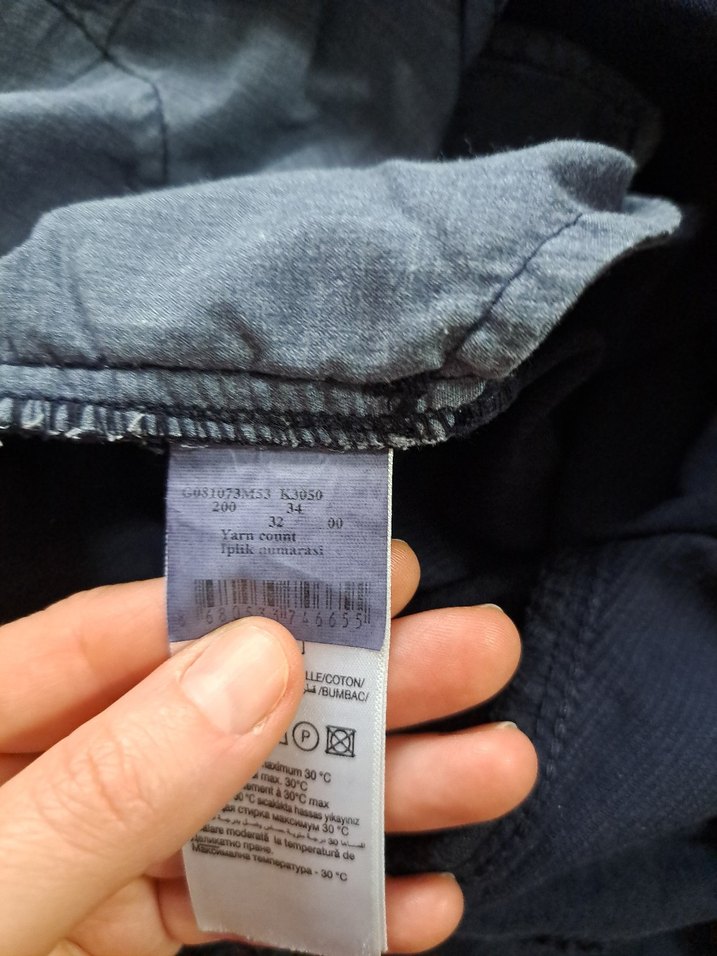 us polo assn lacivert kadife 34/32 - Görsel 5