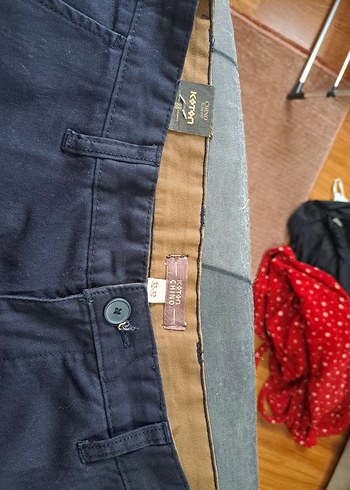 koton marka 32/32 beden yeni etiketli lacivert pantolon - Görsel 2
