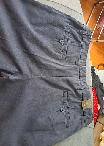 koton marka 32/32 beden yeni etiketli lacivert pantolon - Görsel 4